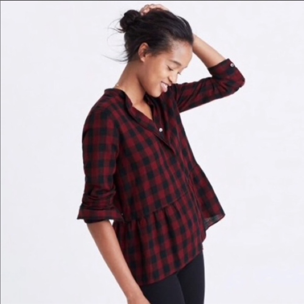 Madewell Peplum Shirt